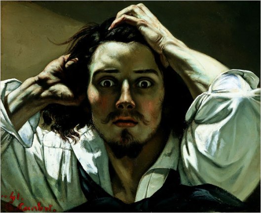 The Desperate Man - Self-portrait. Gustave Courbet